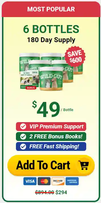 wildgut 6 Bottles – Official Website Bundle with Free Shipping